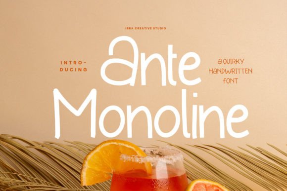 Ante Monoline: A Handwritten Font That Cuts Through the Feed
