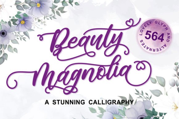 Beauty Magnolia: A Script Font That Elevates Digital Branding