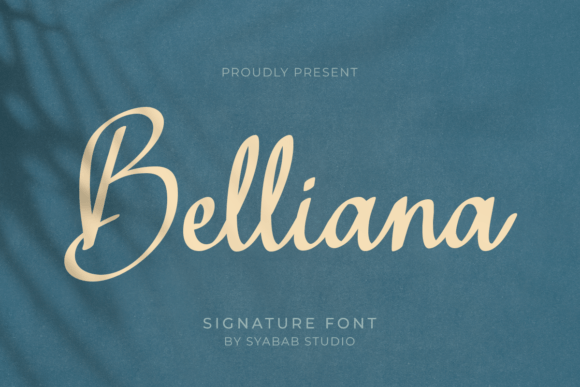 Belliana: A Handwritten Script Font That Feels Like Real Ink