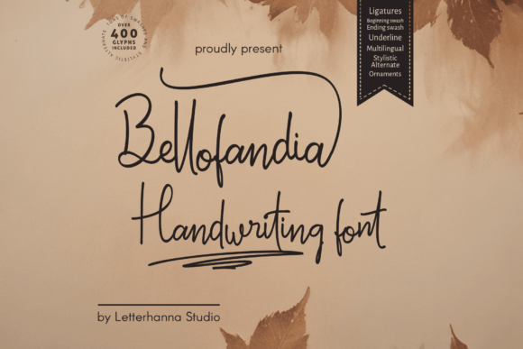 Bellofandia: A Warm, Elegant Script Font for Small Business Branding