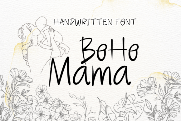 Boho Mama: A Handwritten Font That Builds Brand Warmth