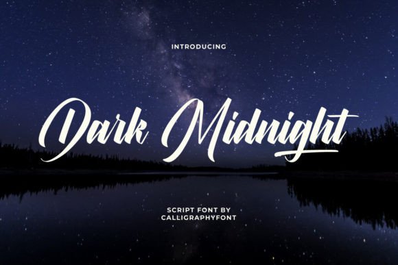Dark Midnight Font: A Simple Script That Makes Your Brand Feel Polished
