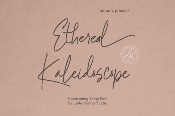 Ethereal Kaleidoscope: A Script Amp Typeface for Captivating Digital Headlines