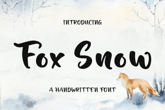 Fox Snow: A Timeless Handwritten Font for Real Branding Work