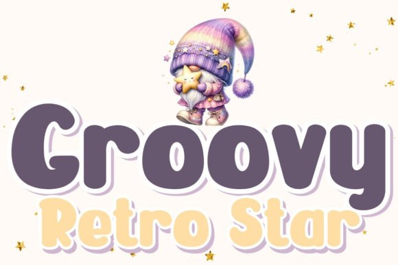 Groovy Retro Star: A Playful Script Font for Standout Web Headlines