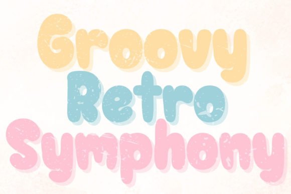 Groovy Retro Symphony: A Warm, Handwritten Script Font for Brand Charm