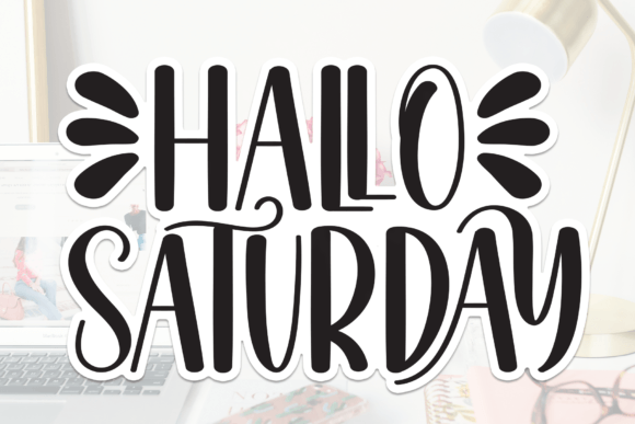 Hallo Saturday: A Friendly Handwritten Font for Digital Brands