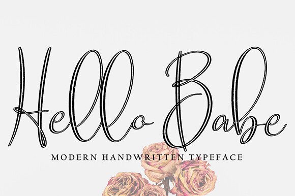 Hello Babe Font: A Classy Handwritten Typeface for Small Businesses
