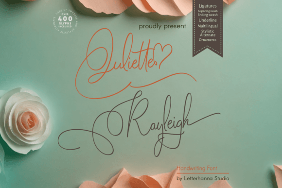 Juliette Rayleigh: A Script Font That Feels Like a Handwritten Invitation