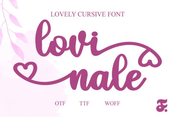 Lovinale: A Whimsical Script Font for Romantic Brand Identities