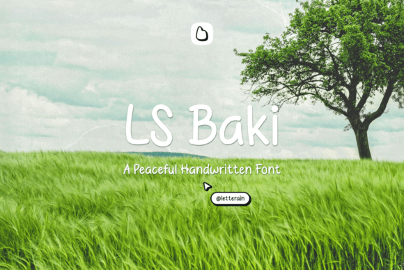 LS Baki: A Handwritten Script Font for Calm Editorial Identity