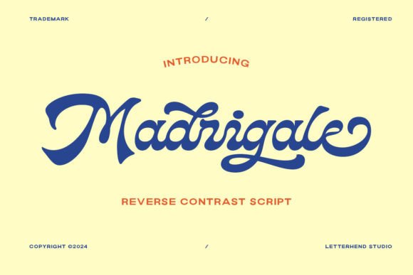 Madrigale: A Distinctive Display Typeface for Editorial Impact