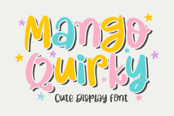 Mango Quirky: A Playful Handwritten Font That Elevates Small Business Branding