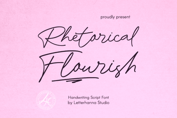 Rhetorical Flourish: A Display Typeface That Commands Attention