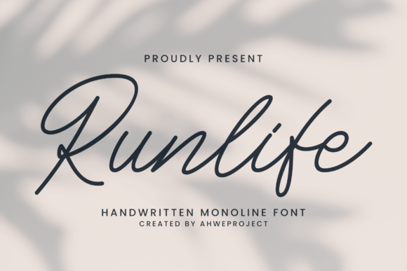 Runlife: A Modern Script Font That Elevates Handmade Design