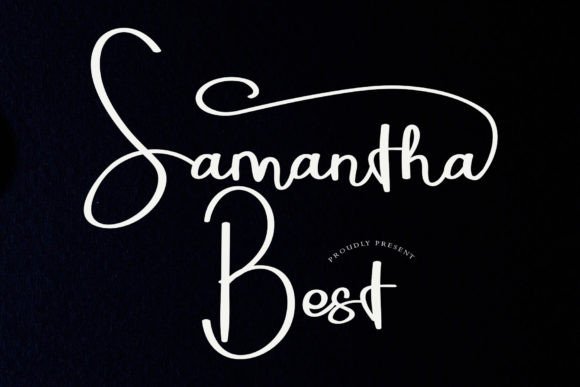 Samantha Best: A Sweet, Contemporary Script Font for Handmade Creators