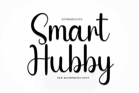 Smart Hubby: A Refined Handwritten Font for Polished Branding