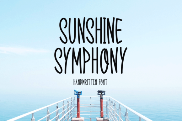 Sunshine Symphony: A Handwritten Font That Builds Trust