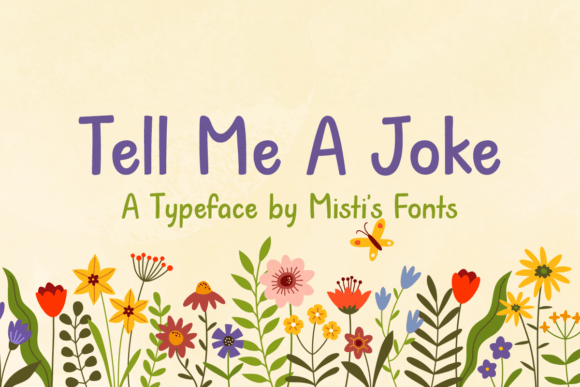 Tell Me a Joke Font: Whimsical Handwritten Charm for Crafters
