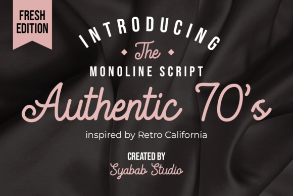 The Authentic 70s Font for Handmade Charm & Commercial Clarity