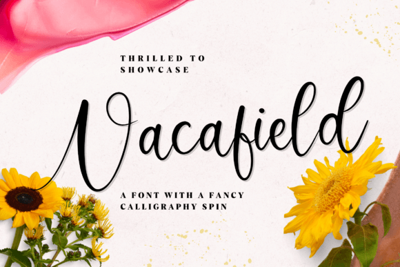 Vacafield: A Refined Script Font for Elegant Brand Moments